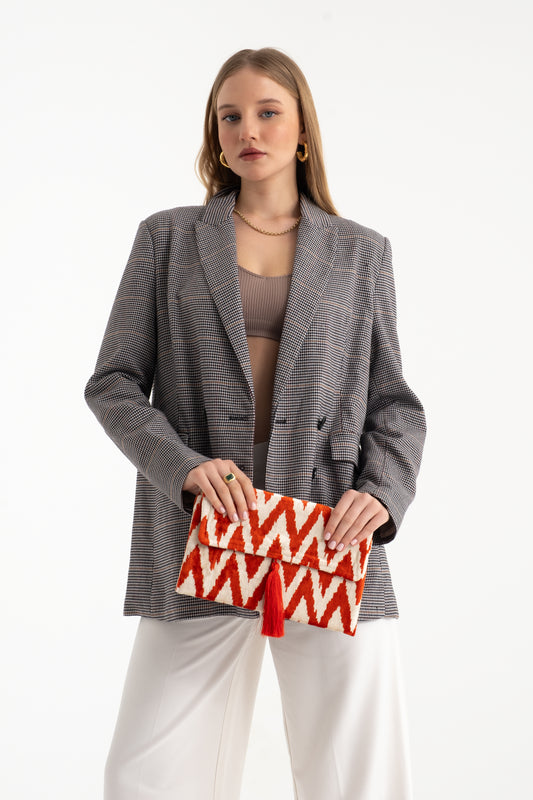 Cartera Zigzag Naranja