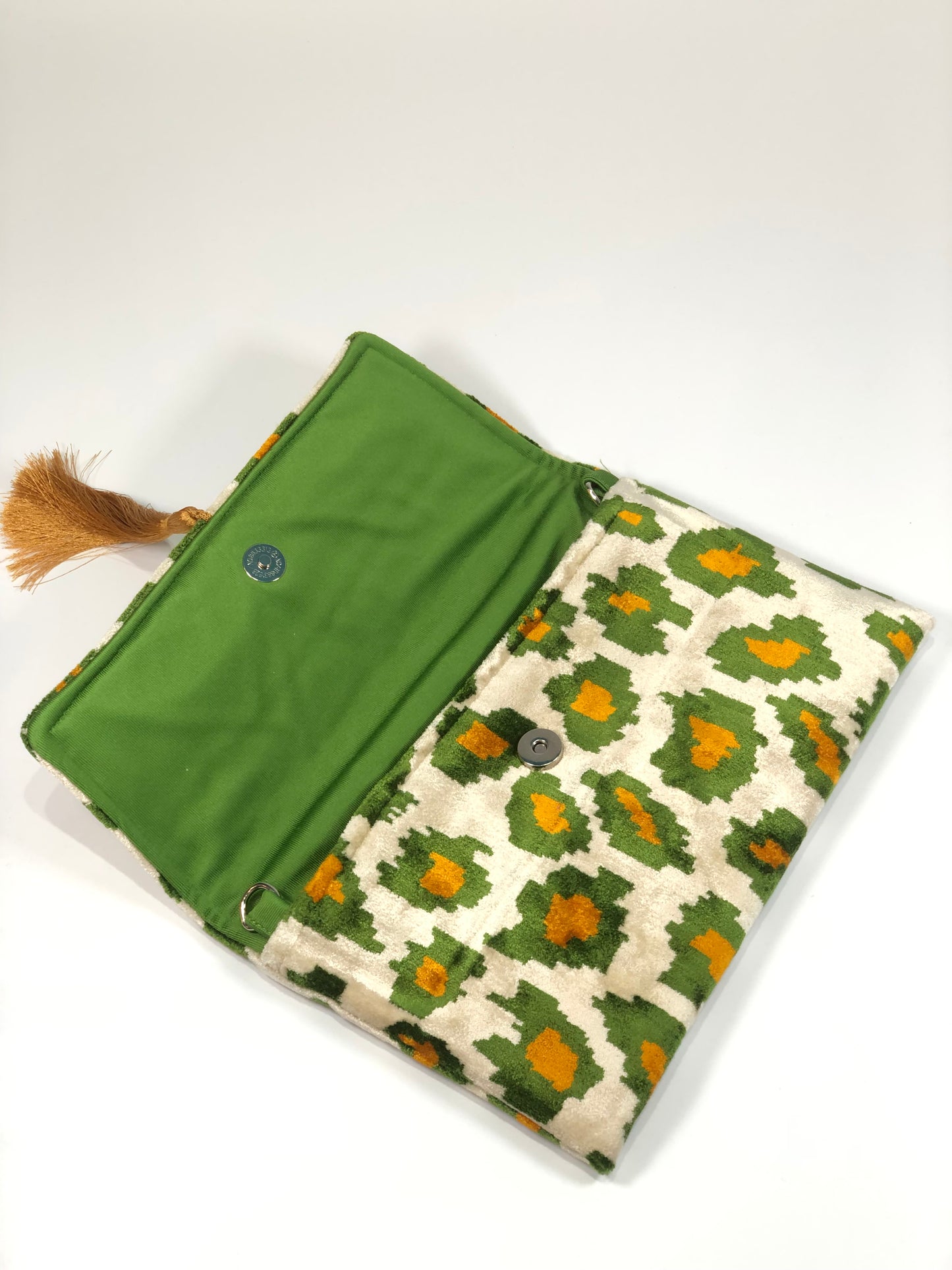 Cartera Manchas Verde