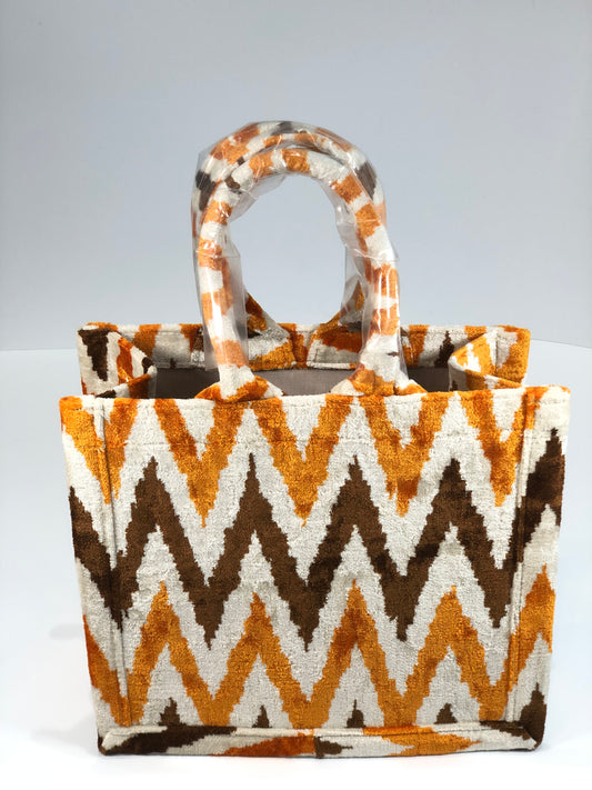 Bolso Tote Zigzag Mostaza