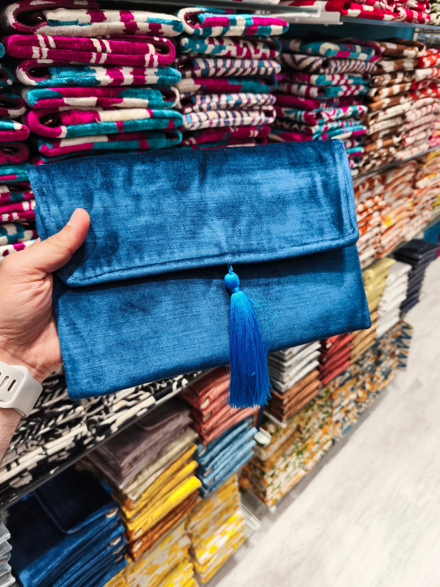 Cartera Azul Marino
